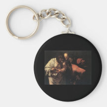 Caravaggio la incredulidad Santo Tomás Llaveros Personalizados