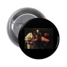 Caravaggio la incredulidad Santo Tomás Pins