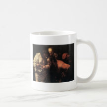 Caravaggio la incredulidad Santo Tomás Tazas