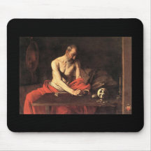 Caravaggio St Jerome Alfombrillas De Raton