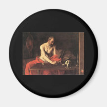Caravaggio St Jerome Iman De Frigorífico