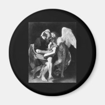 Caravaggio St Matthew y el ángel Iman De Frigorífico
