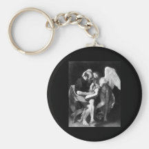 Caravaggio St Matthew y el ángel Llaveros