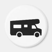 Caravana - Motorhome Imán De Nevera