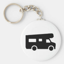 Caravana - Motorhome Llavero Personalizado