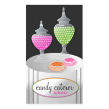 carbón de leña de 311-Candy Caterer_Candy el solam Plantilla De Tarjeta De Negocio
