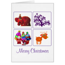 card001b, Felices Navidad Felicitación