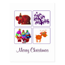 card001b, Felices Navidad Tarjetas Postales