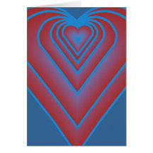CARD.51.HRTS.MAROON.BLUE TARJETAS