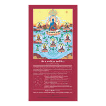 CARDE 8 la medicina Buddhas - con la explicación Tarjeta Fotográfica