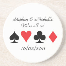 ¡Carde los juegos, Stephen y MichelleWe're todos a Posavaso Para Bebida