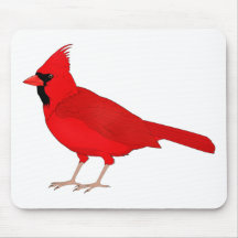 Cardenal del clarete tapete de raton