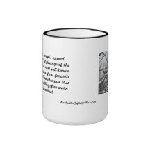 Cardenal del invierno tazas