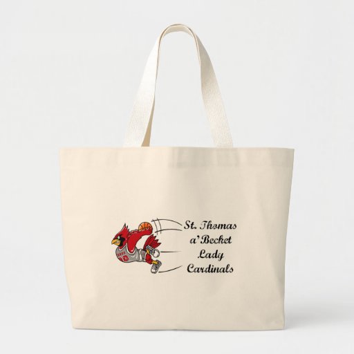 Cardenales de la señora de la PUÑALADA Bolsas De Mano