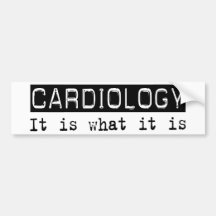 Cardiología es etiqueta de parachoque