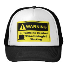 Cardiólogo amonestador del cafeína gorros  