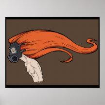 Careta antigás y poster grande del pelo #1