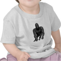 Carga del gorila camisetas