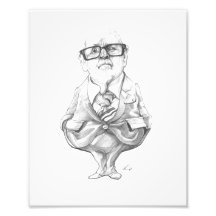 Caricatura em Papel Fotográfico