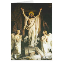 Carl Heinrich Bloch - el Resserection tarjetas
