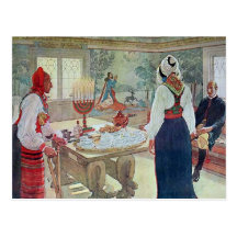 "Carl Larsson - En Bergman Stuga " Tarjeta Postal