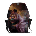 Carlier: Señora elegante con el espejo bolsas messenger