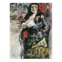 Carmencita de Lovis Corinto Postales