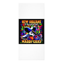 Carnaval #010 de New Orleans Tarjetas Publicitarias A Todo Color