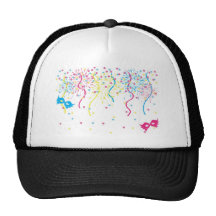Carnaval colorido gorros bordados