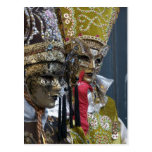 Carnaval de Venecia Postal