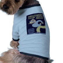 Carnaval del patinaje sobre ruedas de Halloween Camisetas De Mascota