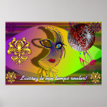 Carnaval Trompe - l ' oeil 60" 40" emplea la visió Posters