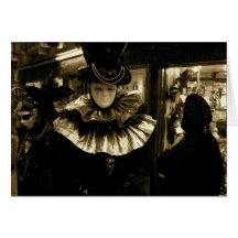 Carnaval XV de Venecia Tarjeta