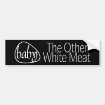 Carne Bumpersticker del bebé Etiqueta De Parachoque