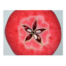 Carne roja Apple Tarjetas Postales