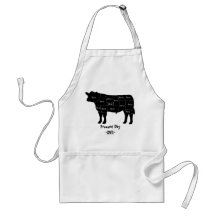 Carnicero de la carne delantal