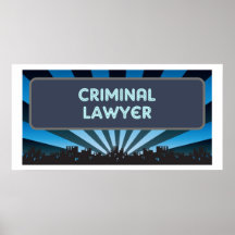 Carpa criminal del abogado poster