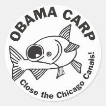 Carpa de Obama Etiqueta