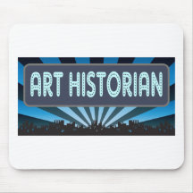 Carpa del historiador de arte alfombrillas de ratones