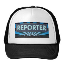Carpa del reportero gorros  