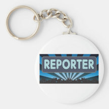 Carpa del reportero llaveros personalizados
