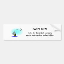 carpe-diem-agarrar--día-y-todo-compañía-activos pegatina de parachoque