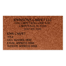 Carpet Installation Company Plantillas De Tarjeta De Negocio