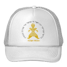 Carpeta del peligro gorros bordados