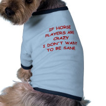carrera de caballos camisa de perrito