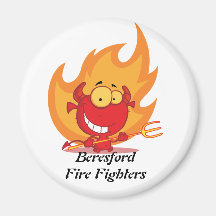 Carrera del bombero iman de frigorífico