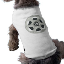 Carrete de la película de cine camisas de perritos