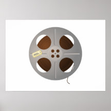 Carrete de la película de cine impresiones