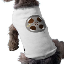 Carrete de la película de cine ropa para mascota