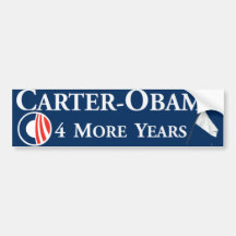 Carretero Obama - bumpersticker de 4 más años Etiqueta De Parachoque